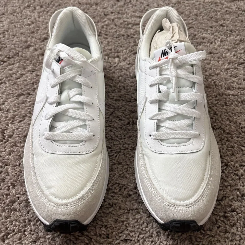 Nike Waffle Debut White Grey Comfy Casual Shoe DH9523-100 Women's Size 12 New